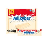 Milkybar Medium White Chocolate Bar 4 Pack (25 g)